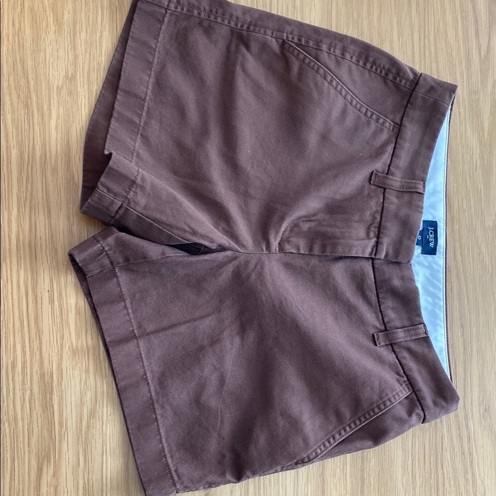 Brand new J Crew brown shorts.